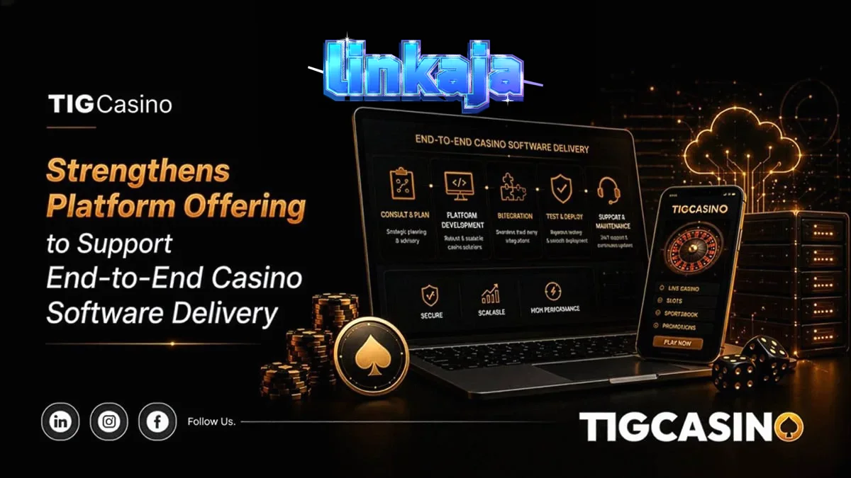 Tampilan antarmuka modern platform kasino dengan elemen visual yang dinamis